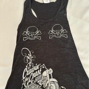 Women’s very pretty black Harley tank top